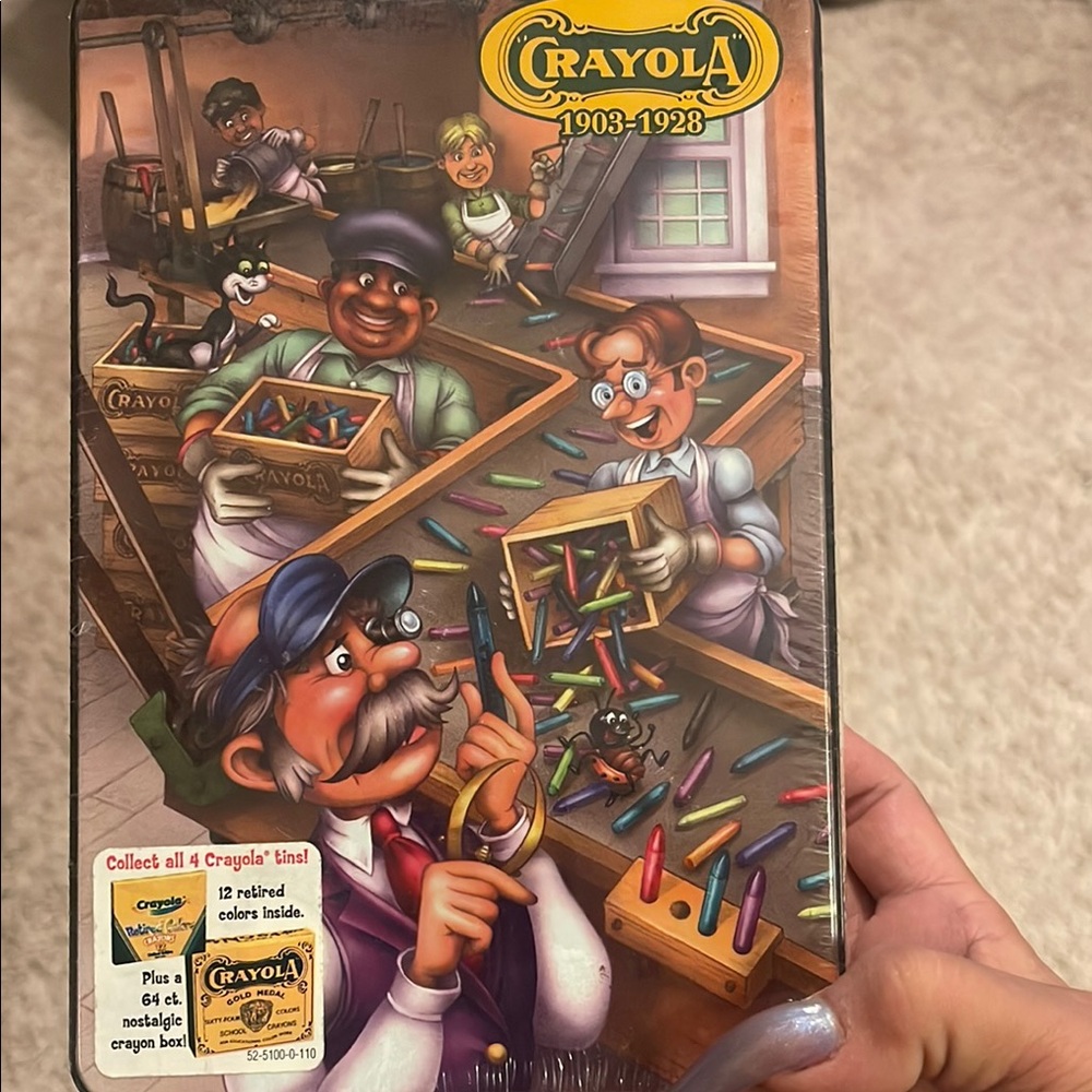Crayola 1903-1928 Nostalgic Puzzle with Vibrant Colors